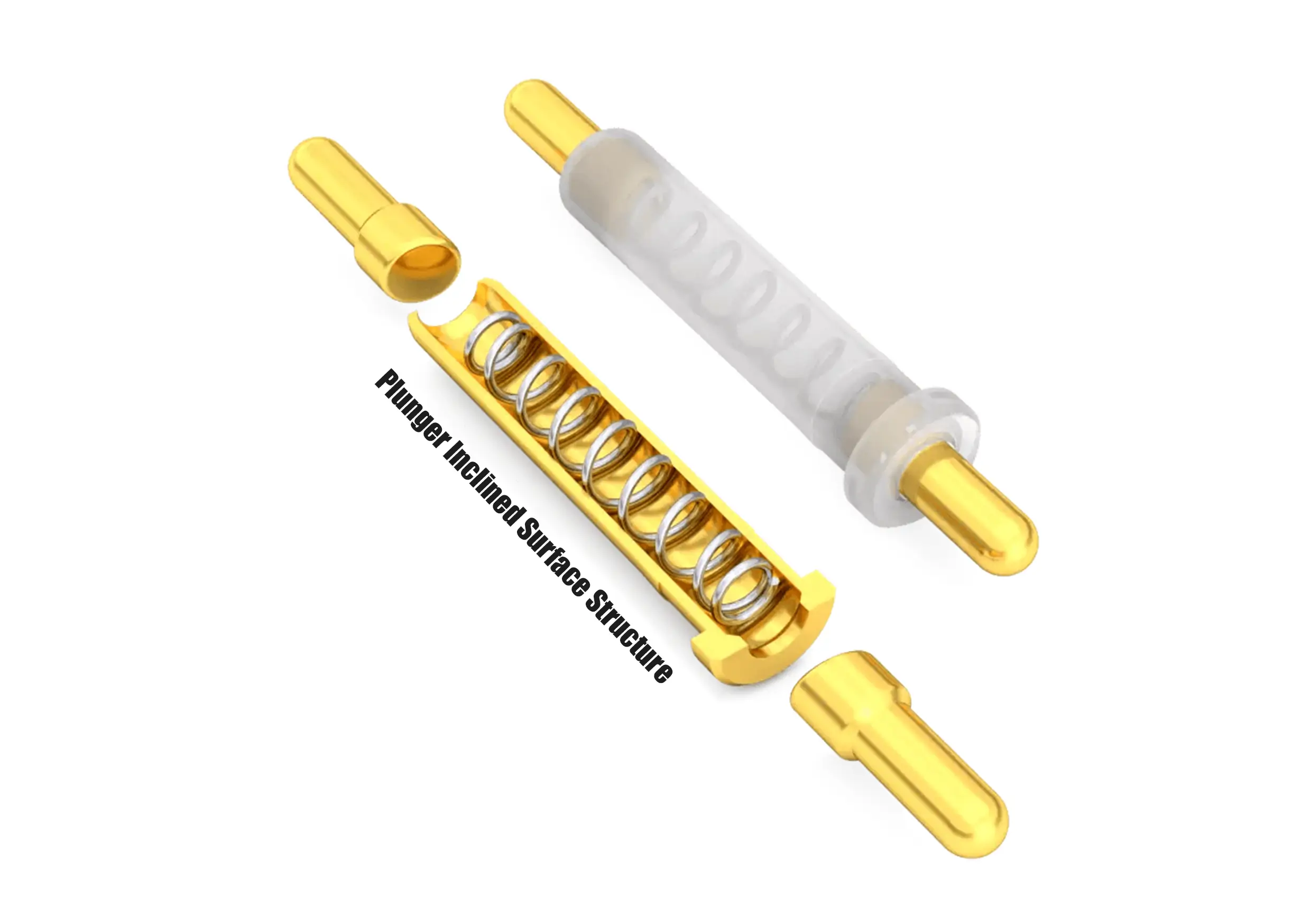 double ending pogopin internal structures