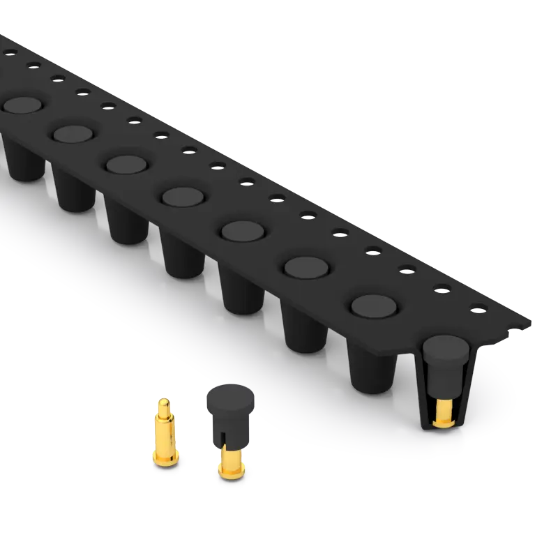 smd pogo pins vacuum carrier tape packaging method