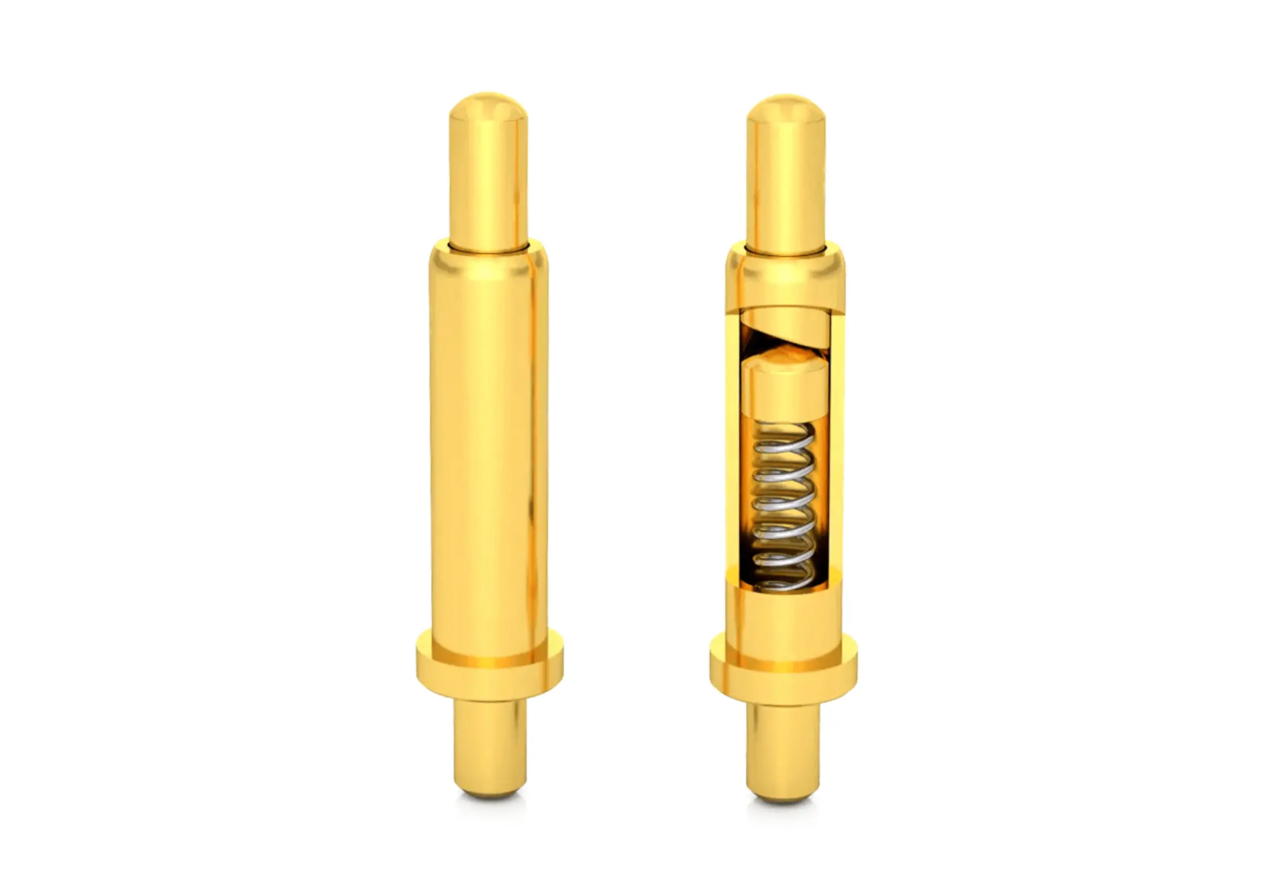 high current pogopin internal structures