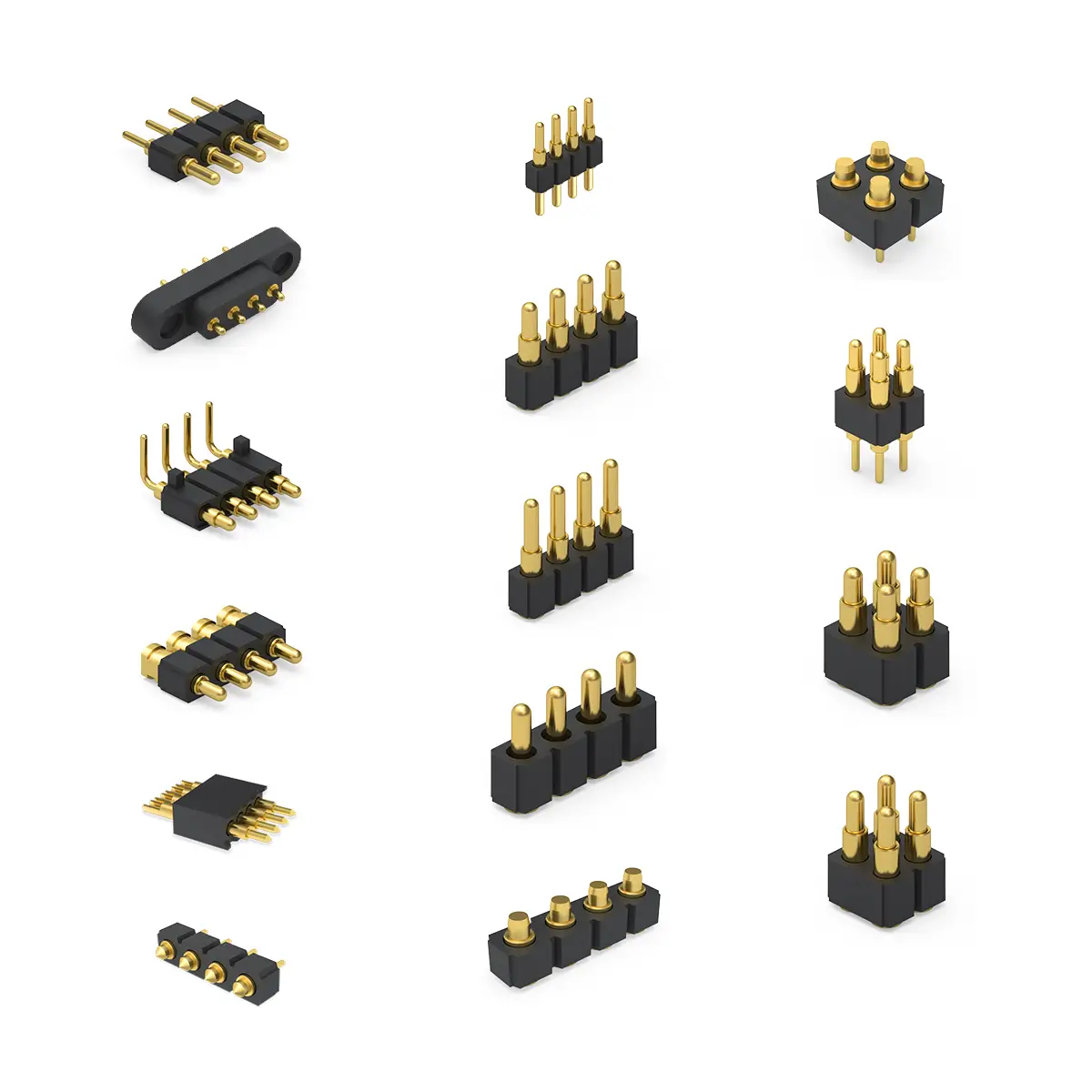 4 pin spring loaded connector