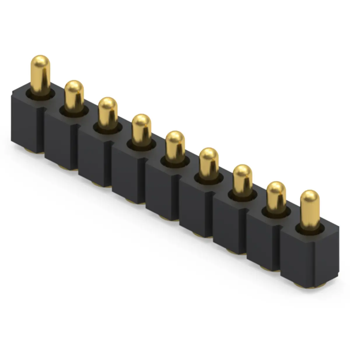 9 pin SMD spring connector