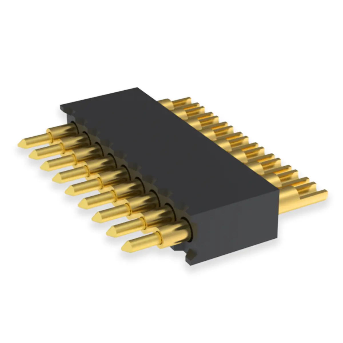 9 pin solder cup spring loaded connectors