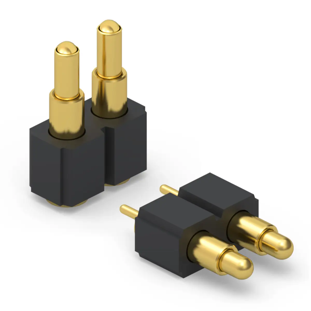 2 points pogo pin connector