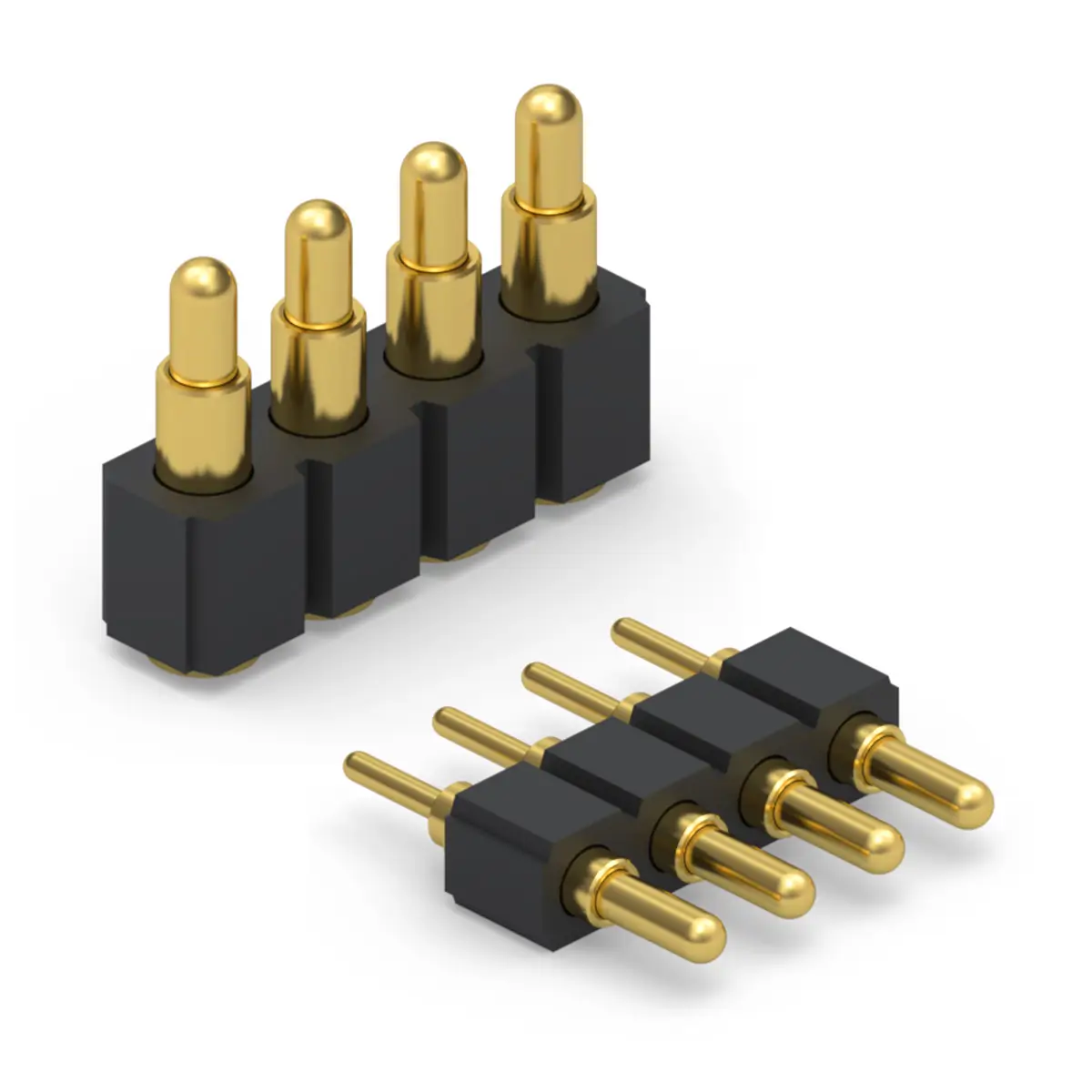 4 points pogo pin connector