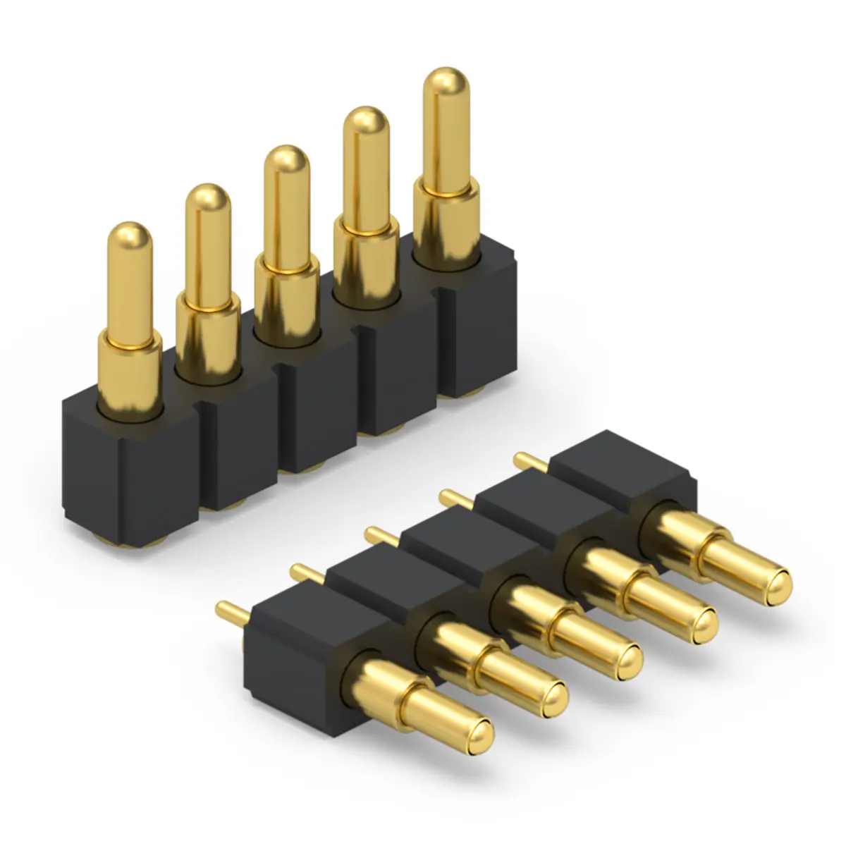 5 points pogo pin connector