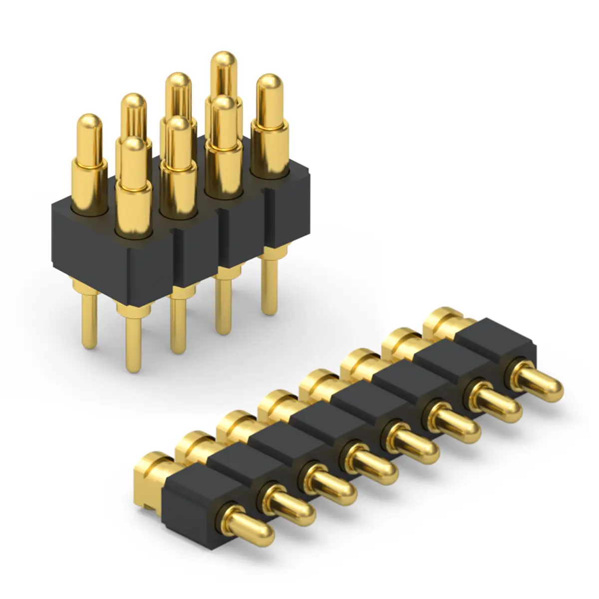 8 points pogo pin connector