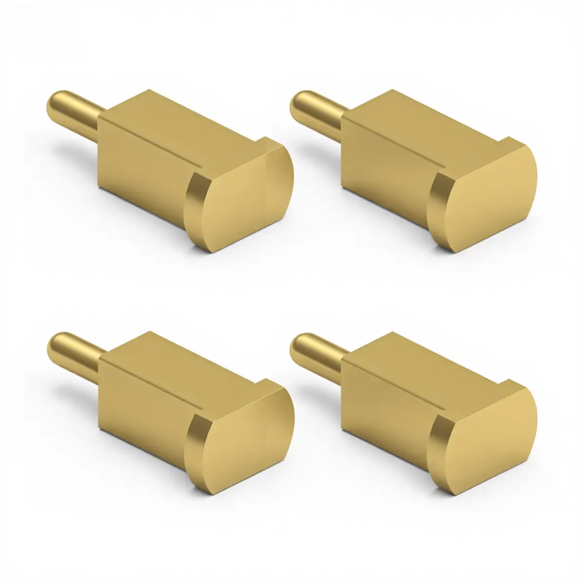 side contact spring loaded pin